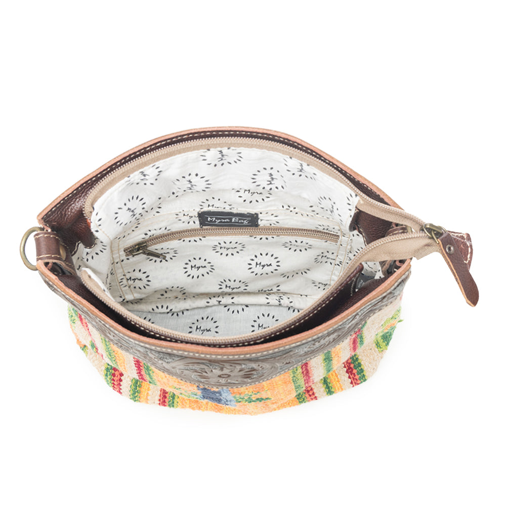 TINI MINI HAND TOOLED BAG