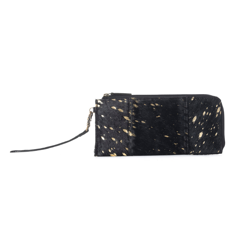 GILTED BLACK WALLET