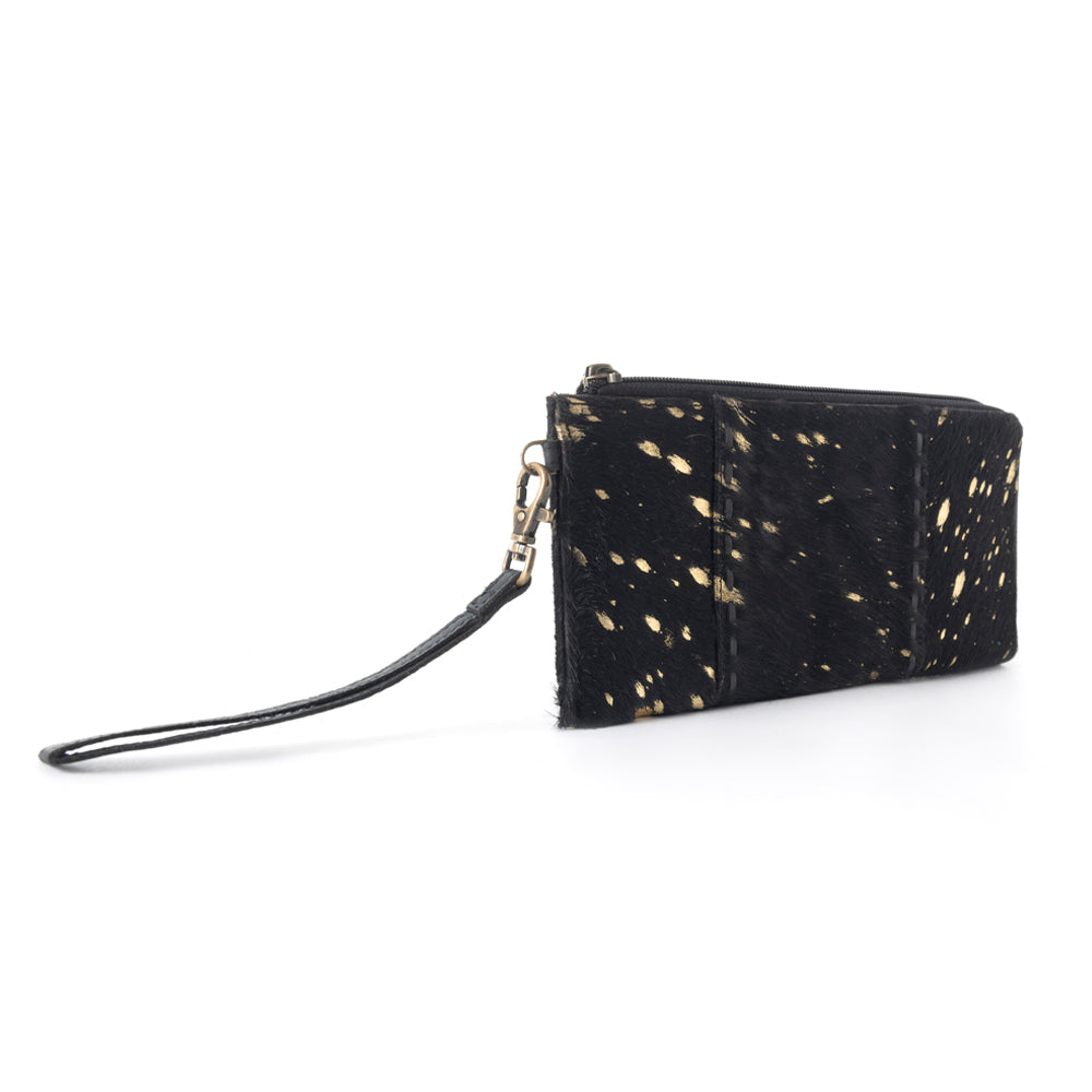GILTED BLACK WALLET