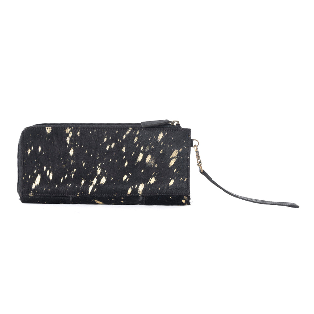 GILTED BLACK WALLET