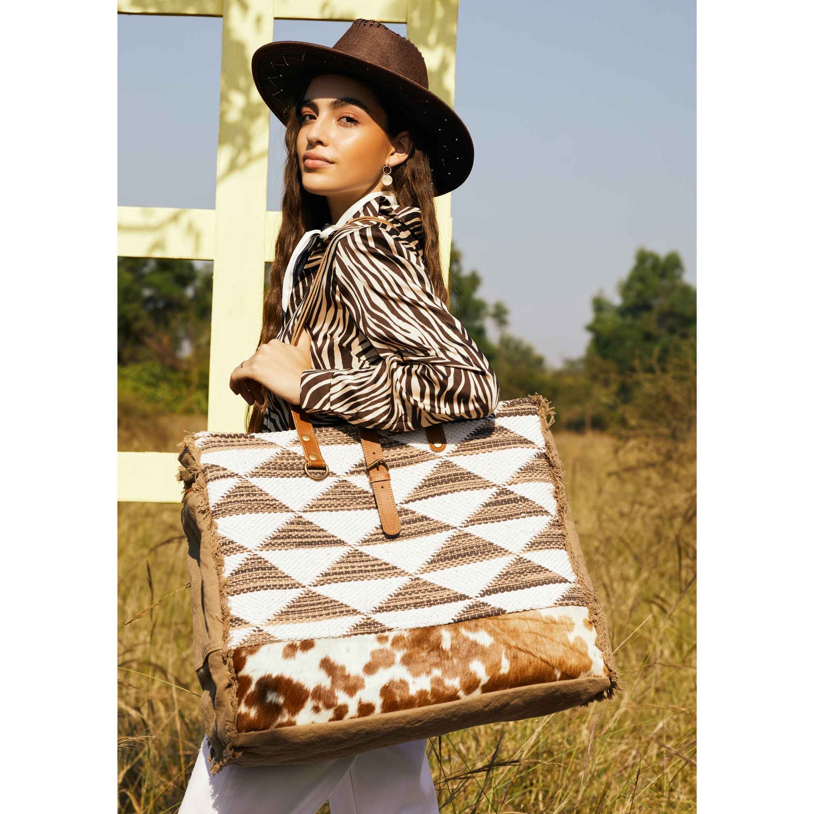 Rhythmic Shapes Weekender Bag