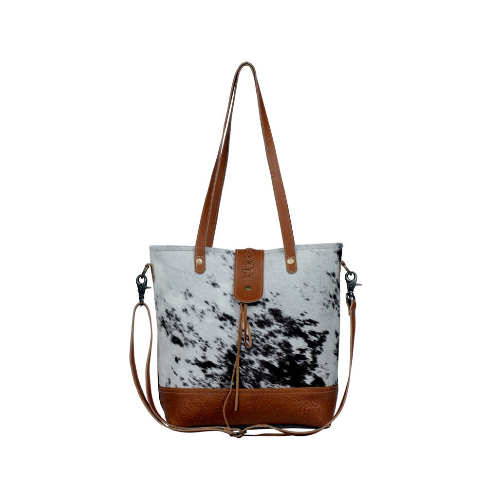 Galaxy Canvas & Hairon Bag