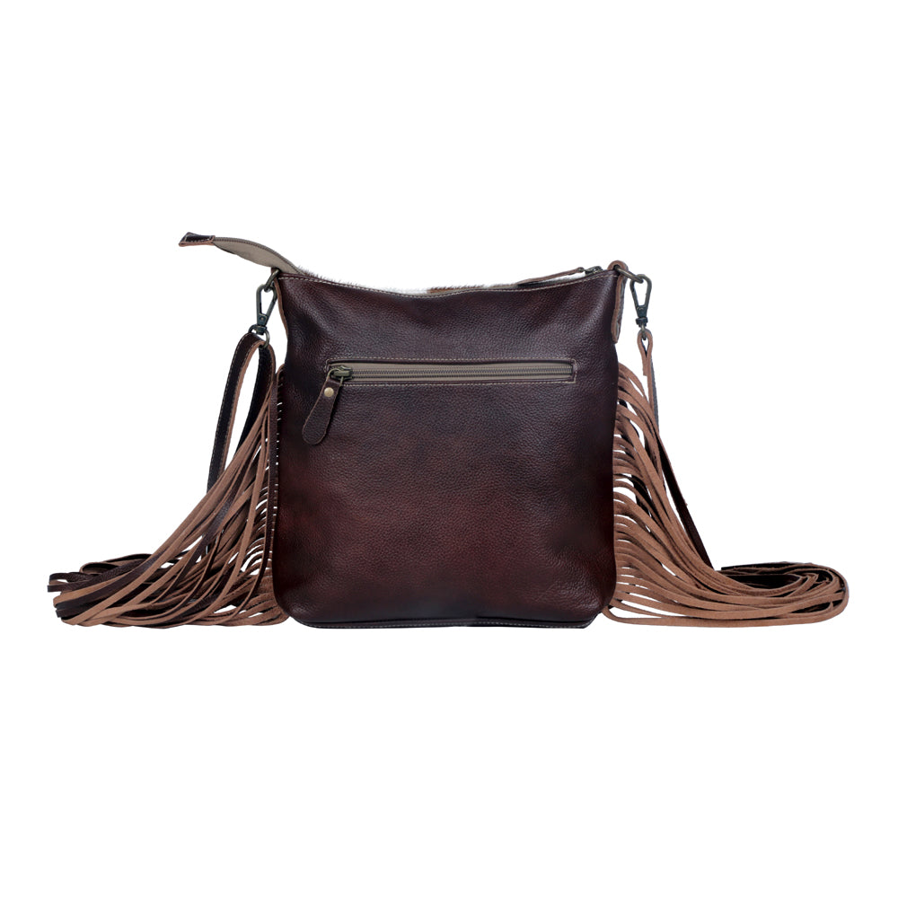 Tanned Leather & Hairon Bag