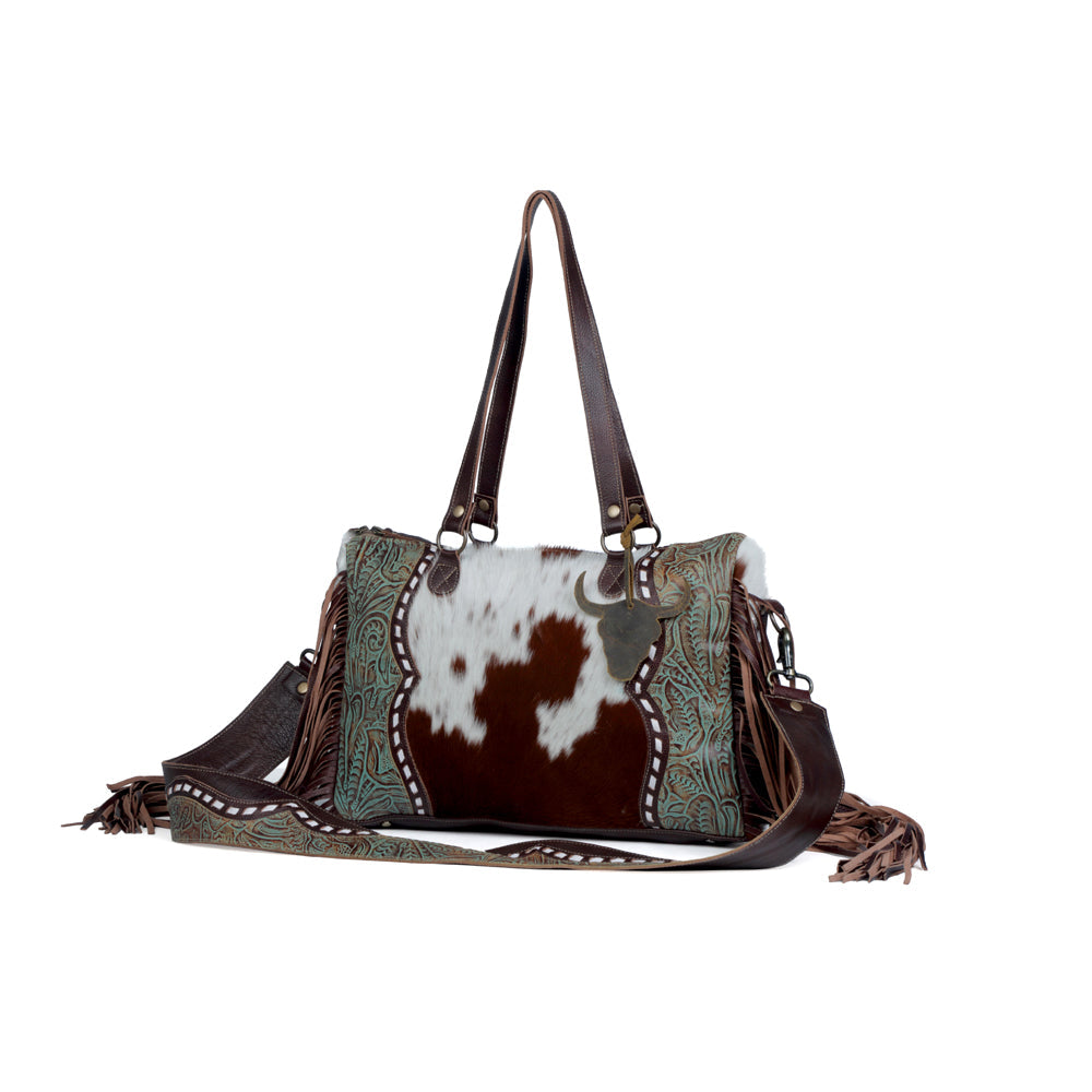 Dangle Wangle Leather & Hairon Bag