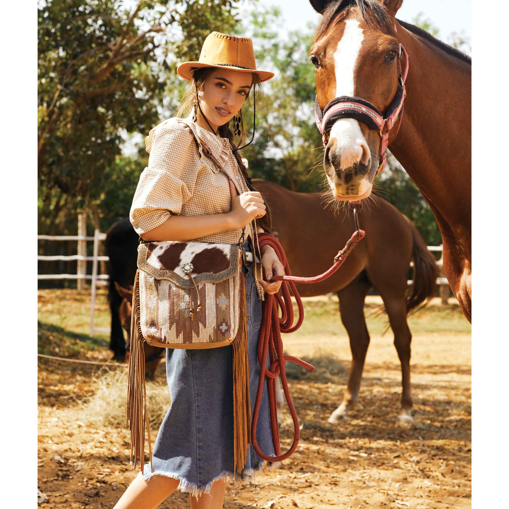 Serene Brown Shoulder Bag