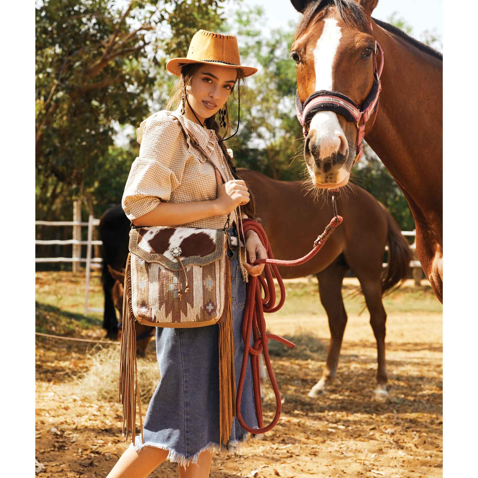 Serene Brown Shoulder Bag