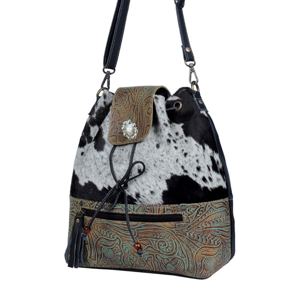 Alpha Leather & Hairon Bag