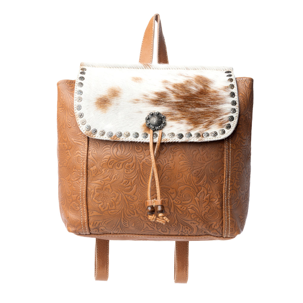 Classic Carvings Leather & Hairon Bag
