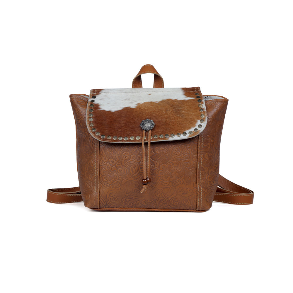 Classic Carvings Leather & Hairon Bag