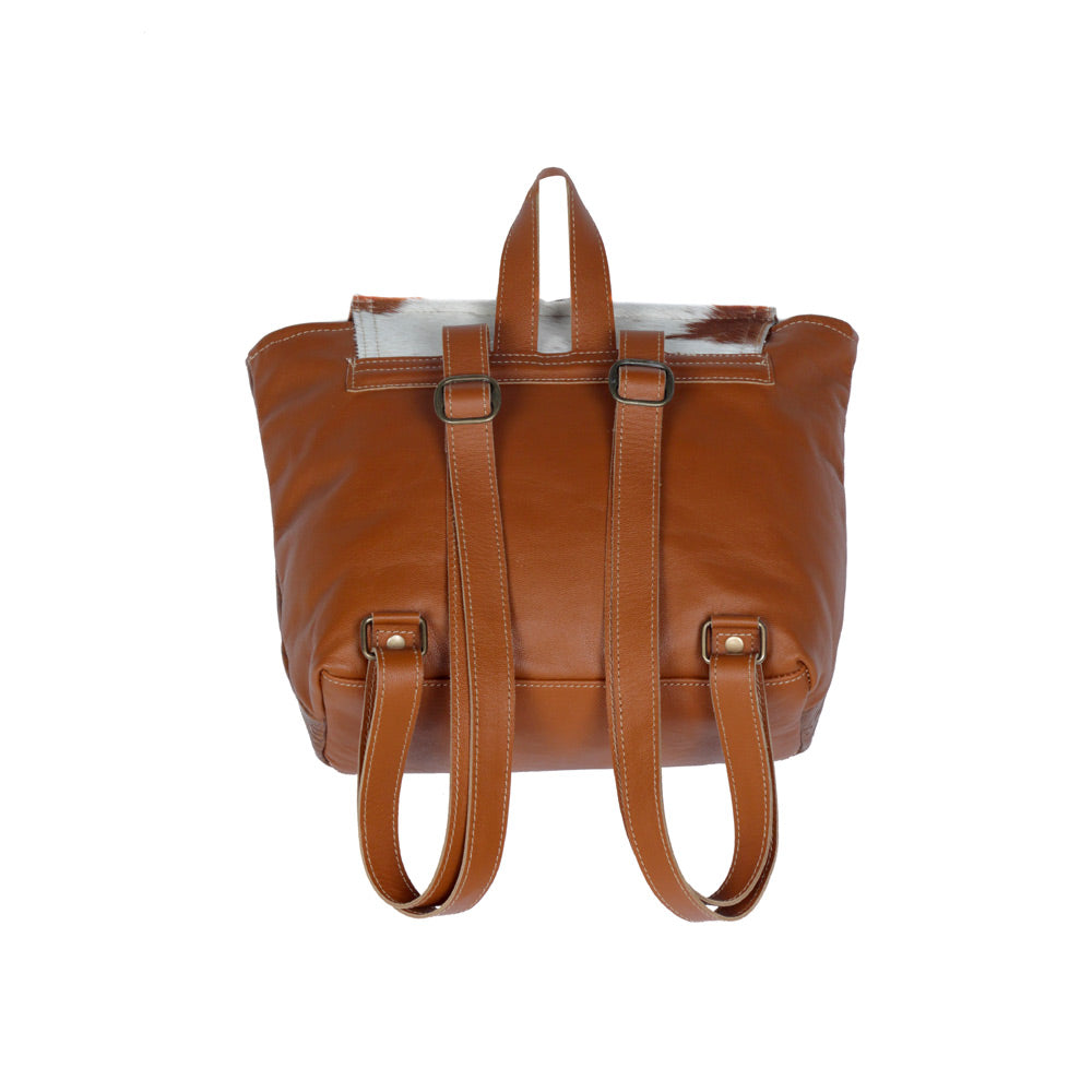 Classic Carvings Leather & Hairon Bag