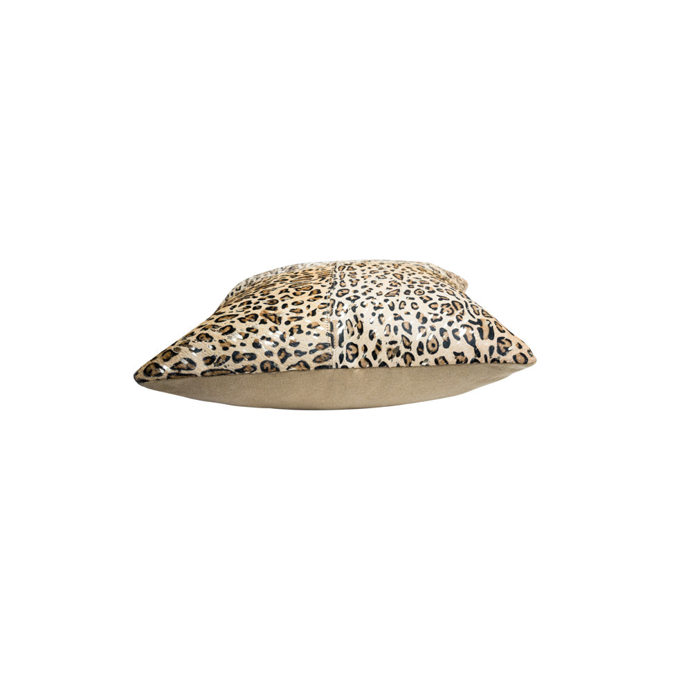 Majestic Leopard Print Cushion Cover