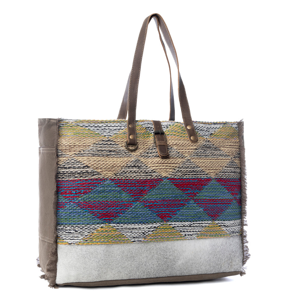 Vibrant Pyramids Weekender Bag