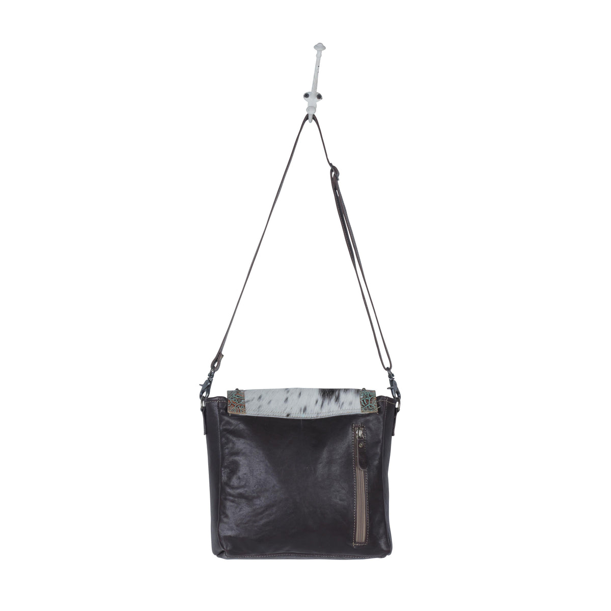 Teal Flowers Concealed Bag