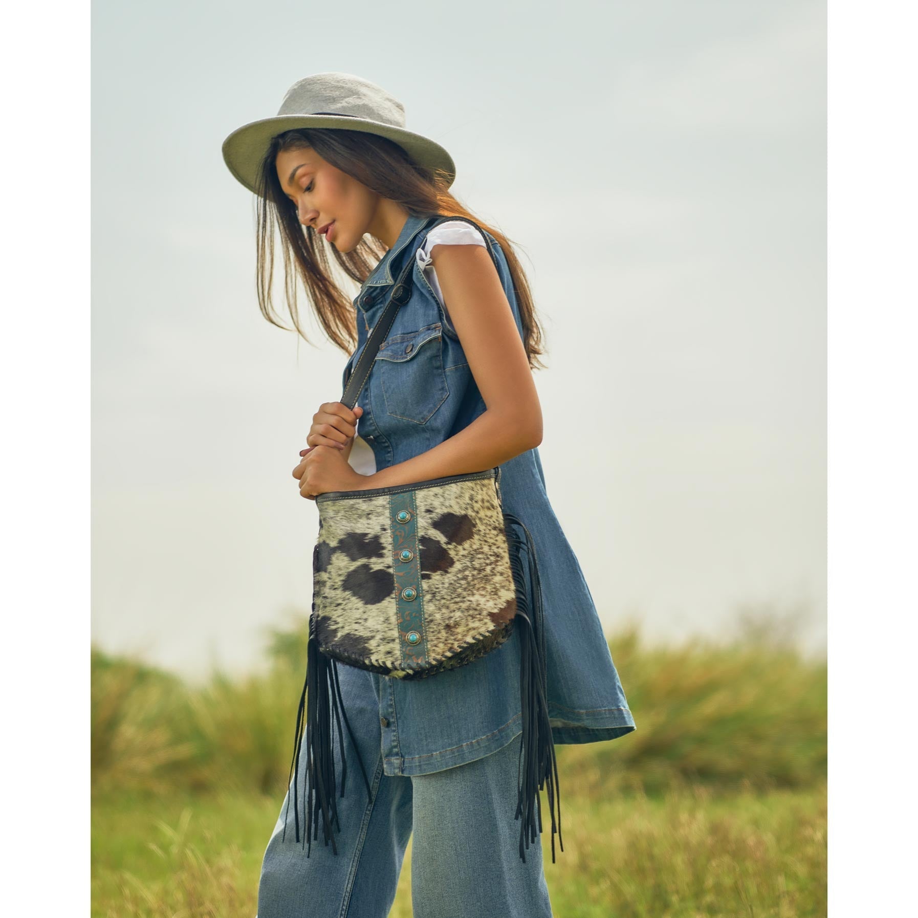 Paradox Leather & Hairon Bag