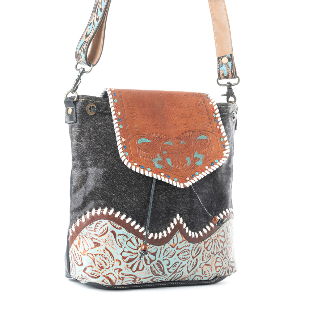 Landscape Hand-Tooled Bag