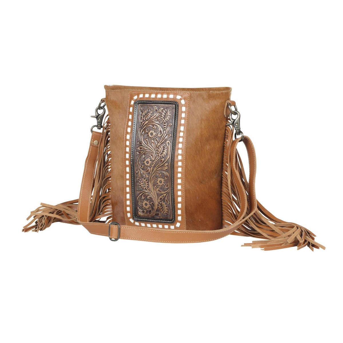 Ecdemo Hand-Tooled Bag