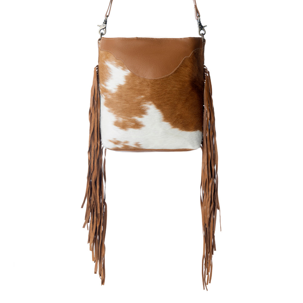 Raw Umber Hand-Tooled Bag