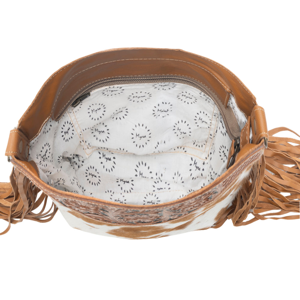 Raw Umber Hand-Tooled Bag