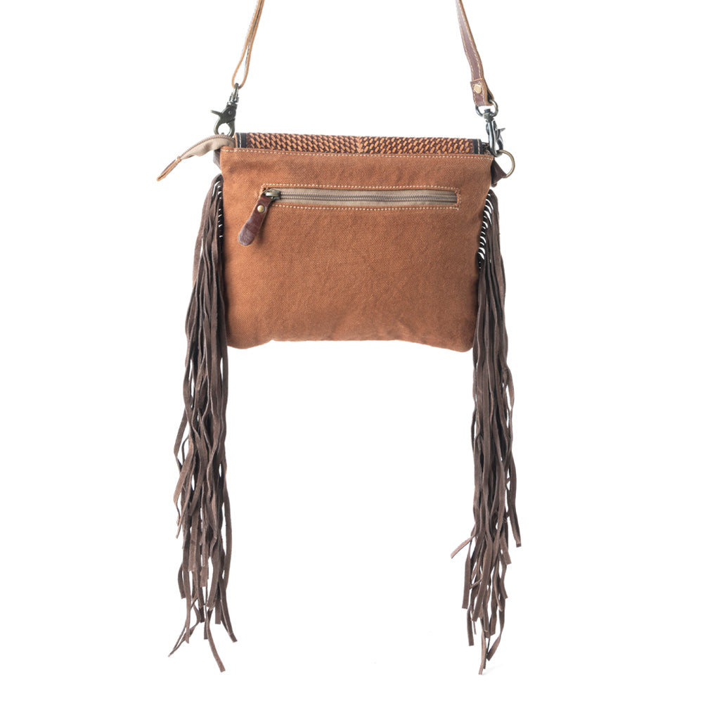 Sandy Rosewood Hand-Tooled Bag