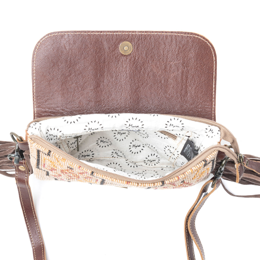 Sandy Rosewood Hand-Tooled Bag