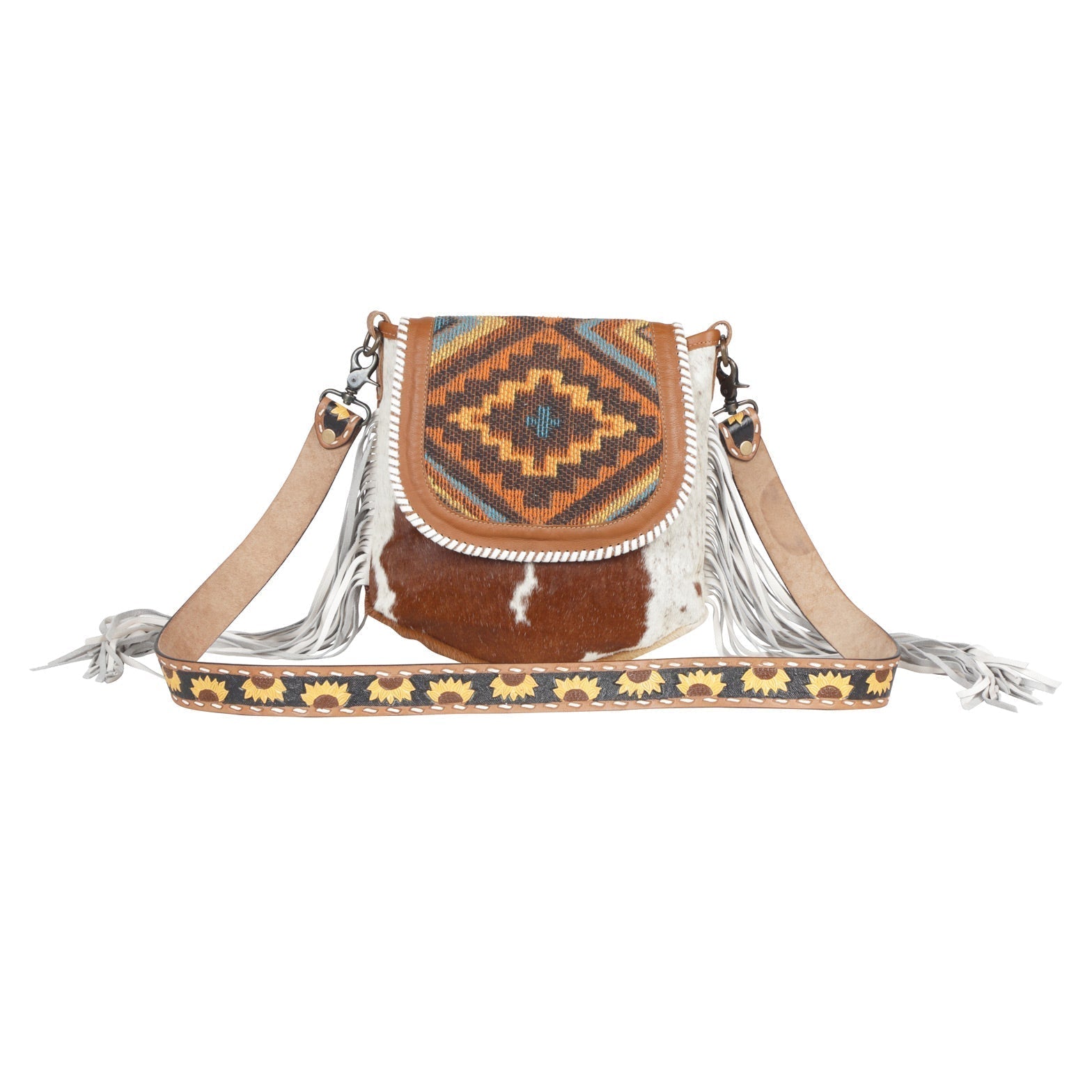 Bohemian Diva Leather & Hairon Bag
