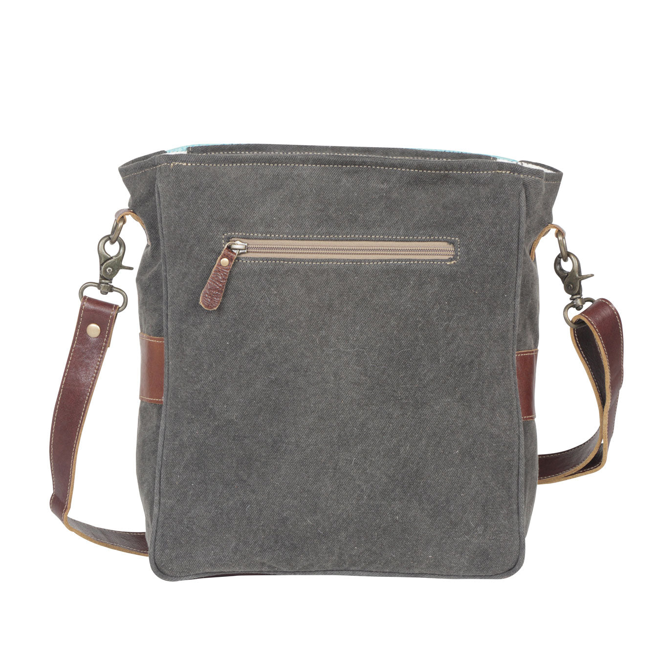 Geometric Accent Shoulder Bag