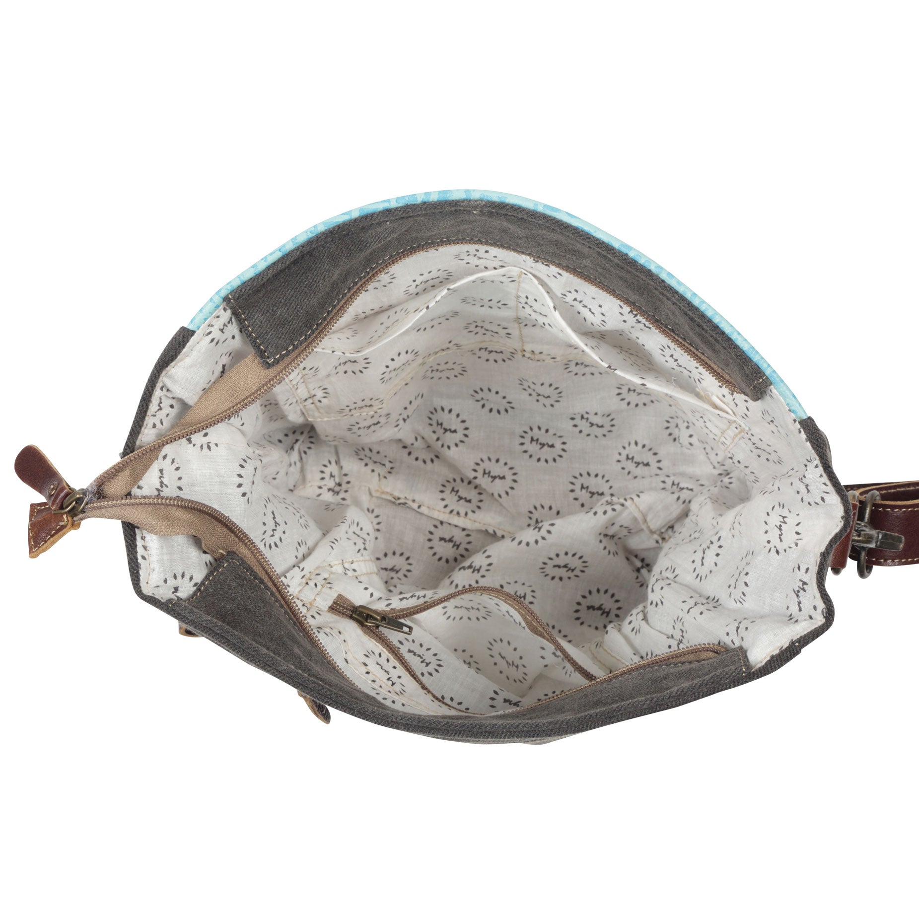 Geometric Accent Shoulder Bag