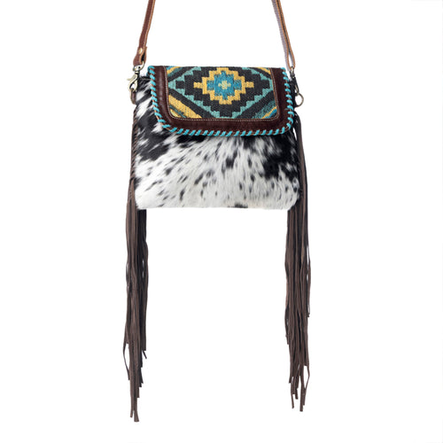 Wild West Boho Leather & Hairon Bag