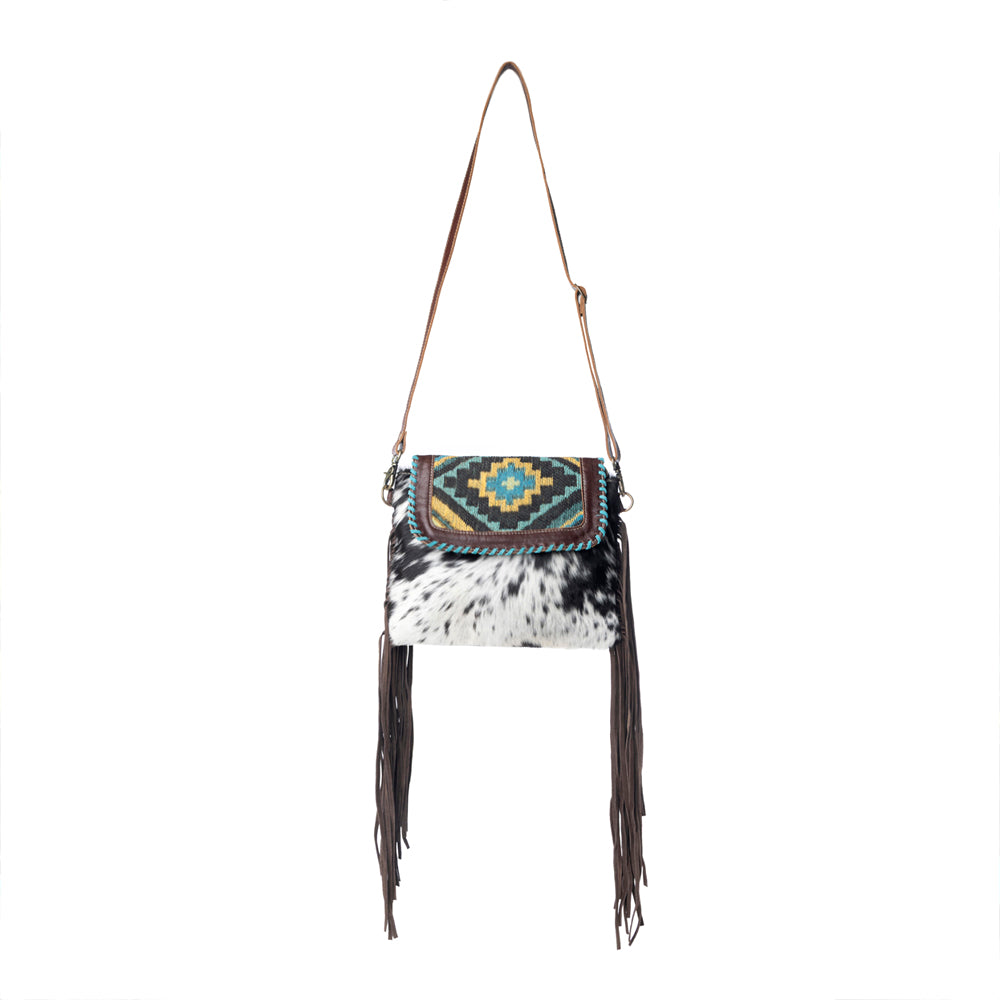 Wild West Boho Leather & Hairon Bag