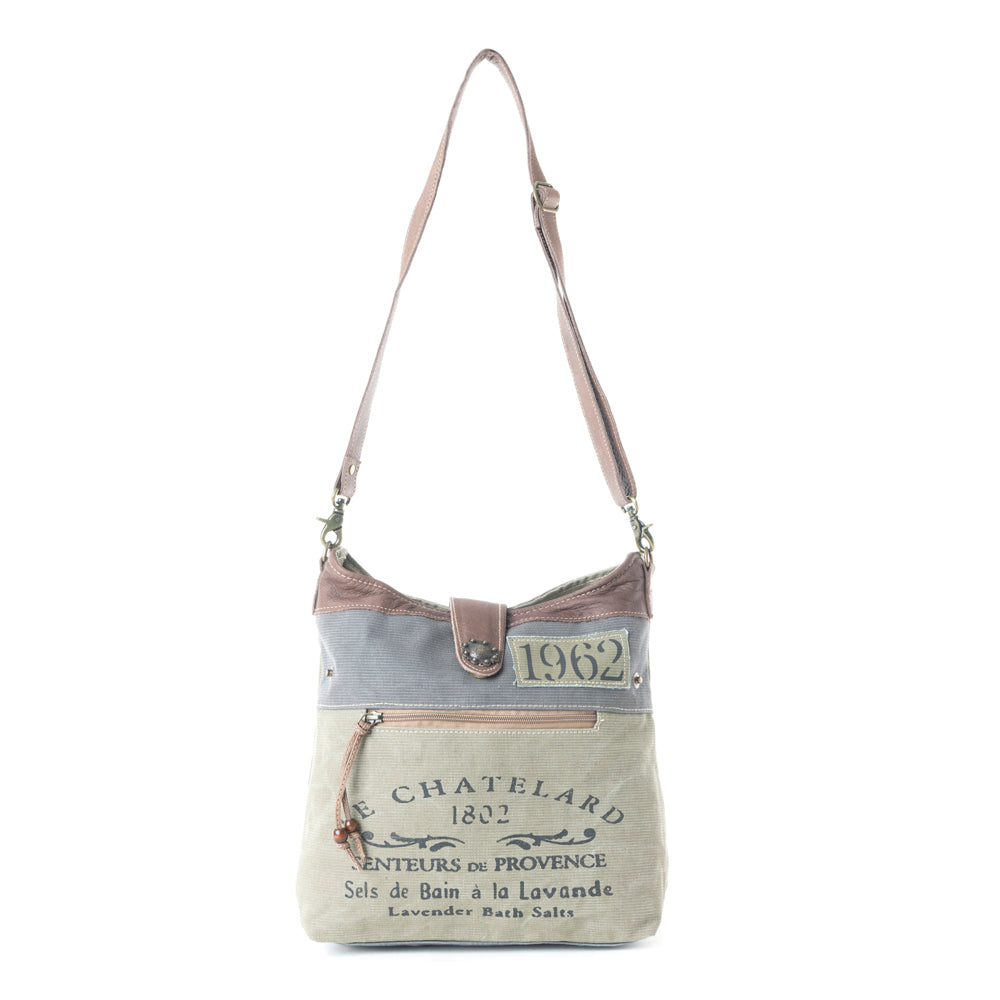 Psychedelic Gray Shoulder Bag