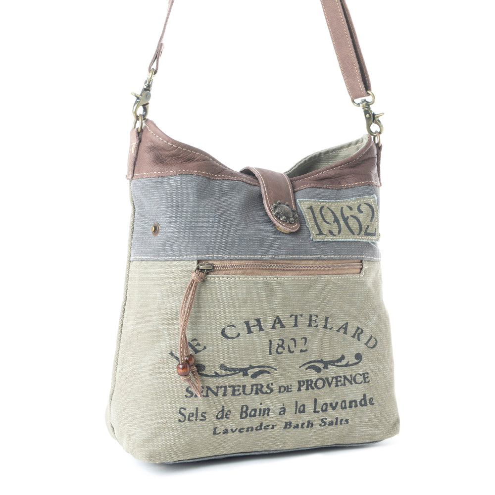 Psychedelic Gray Shoulder Bag
