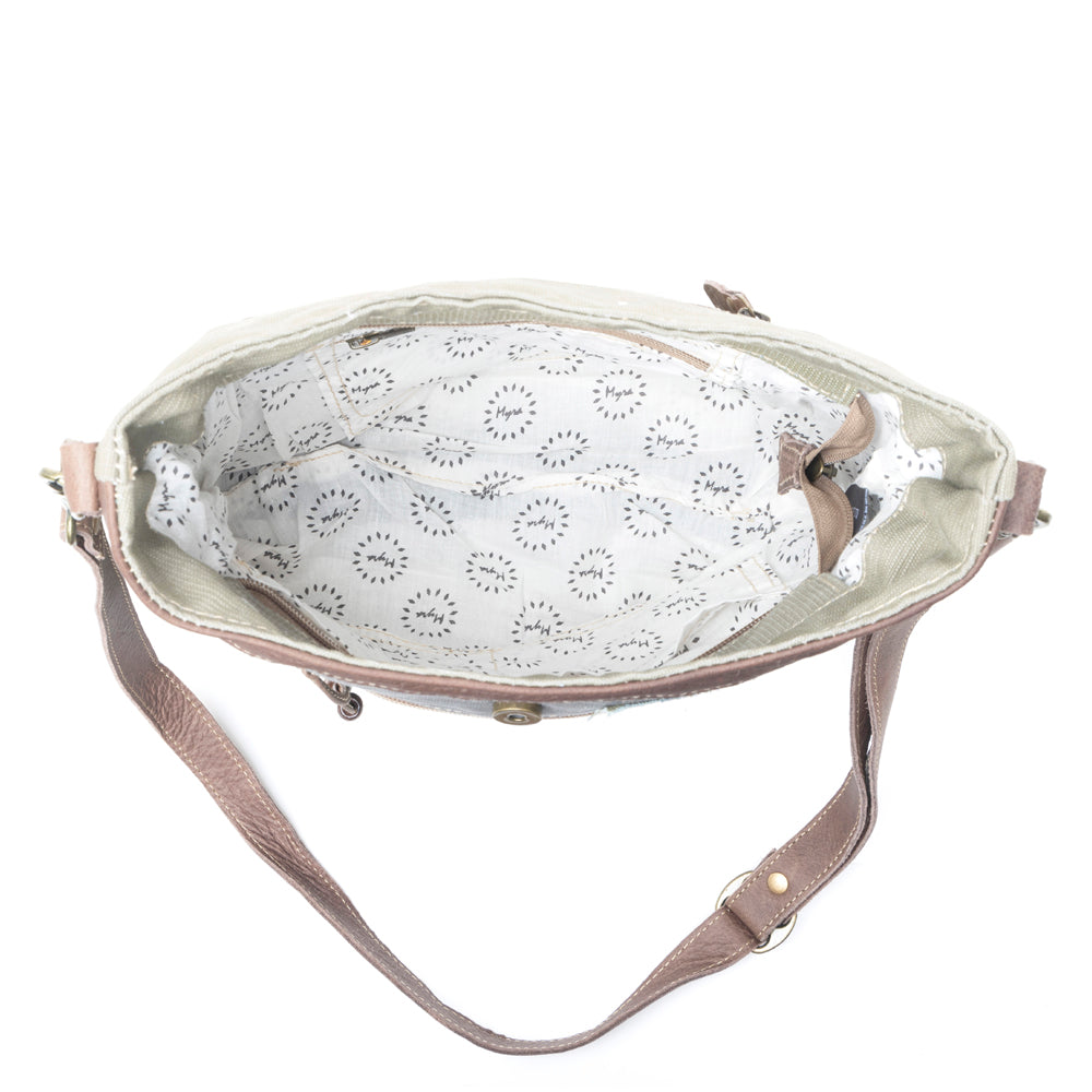 Psychedelic Gray Shoulder Bag