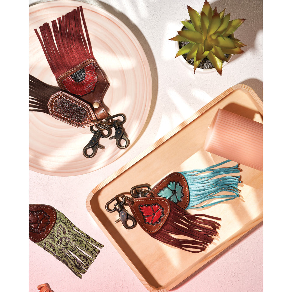 Cyan dream catcher Key Fob
