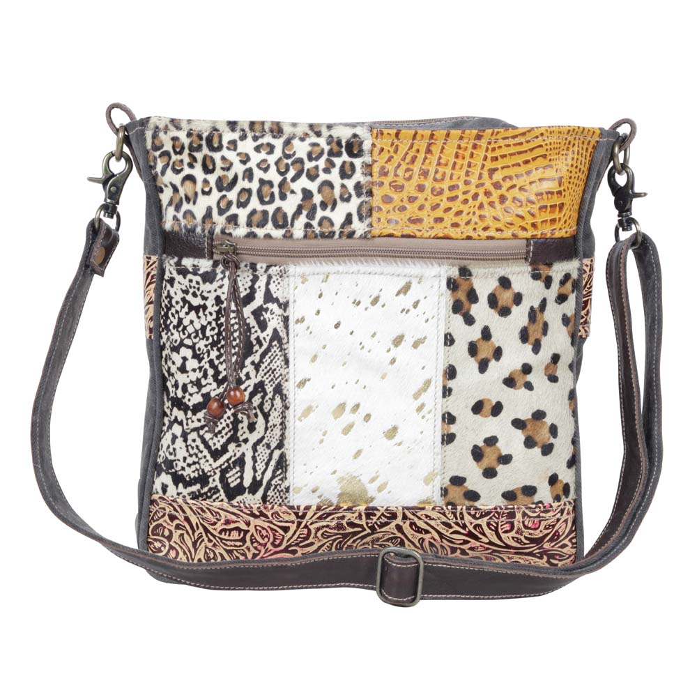 Bling Canvas & Hairon Bag