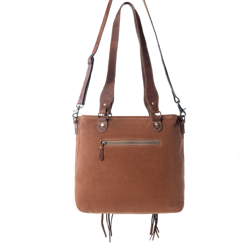 Flora Canvas And Hairon Bag