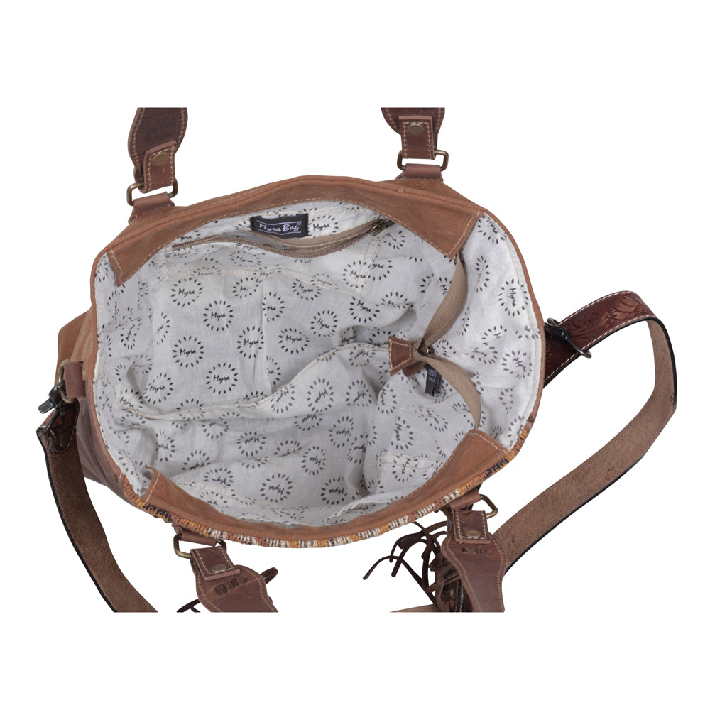 Flora Canvas And Hairon Bag