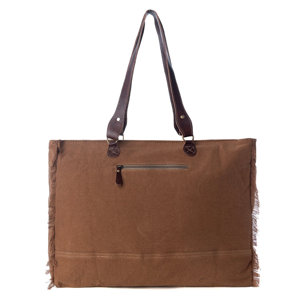 JUNIPER CANVAS AND HAIRON BAG