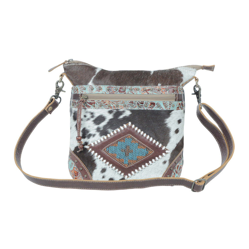 Posie Canvas And Hairon Bag