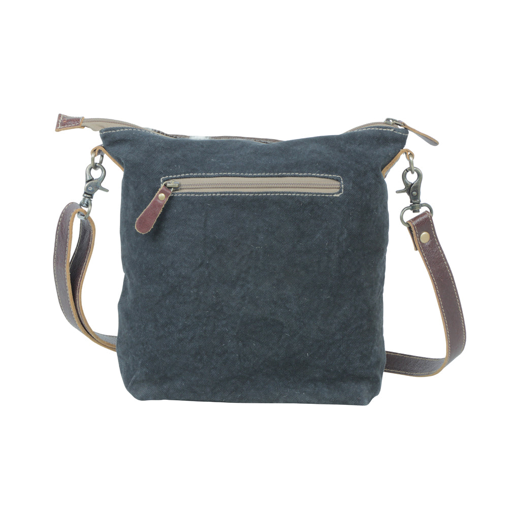 Posie Canvas And Hairon Bag