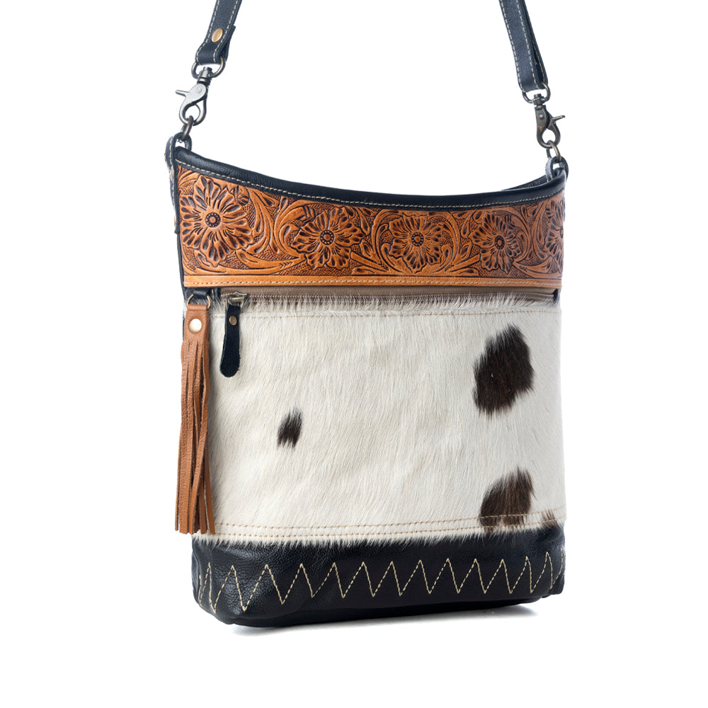 Dark Lagoon Hand-Tooled Bag