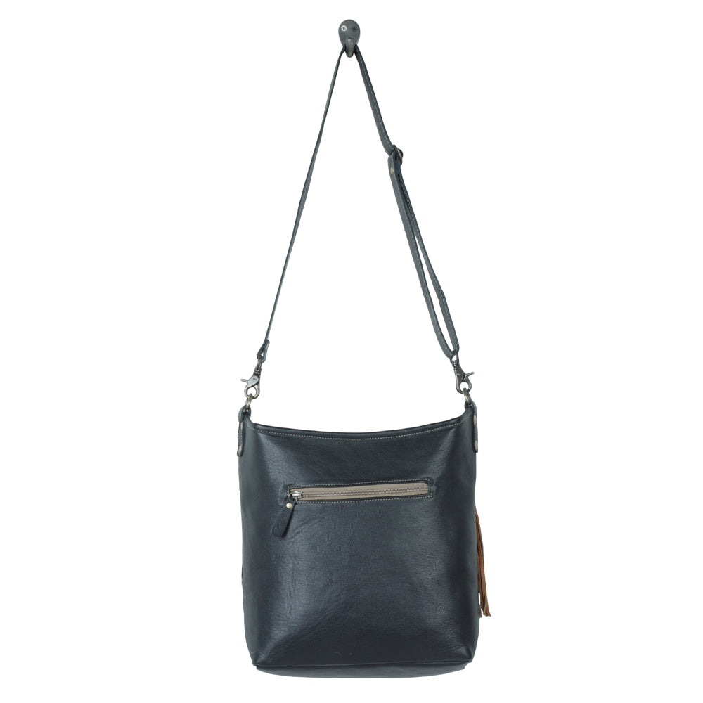 Dark Lagoon Hand-Tooled Bag