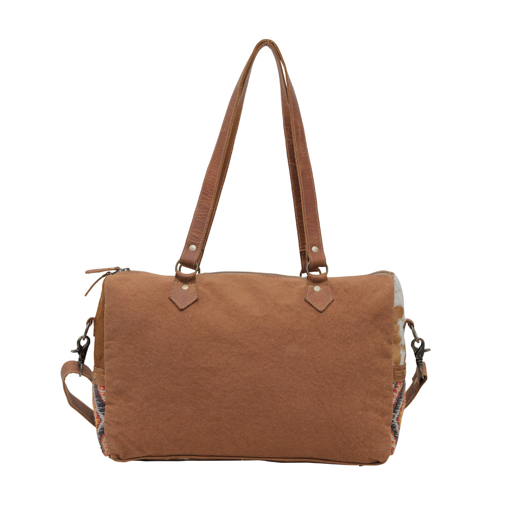 Brown Splash Mini Duffle