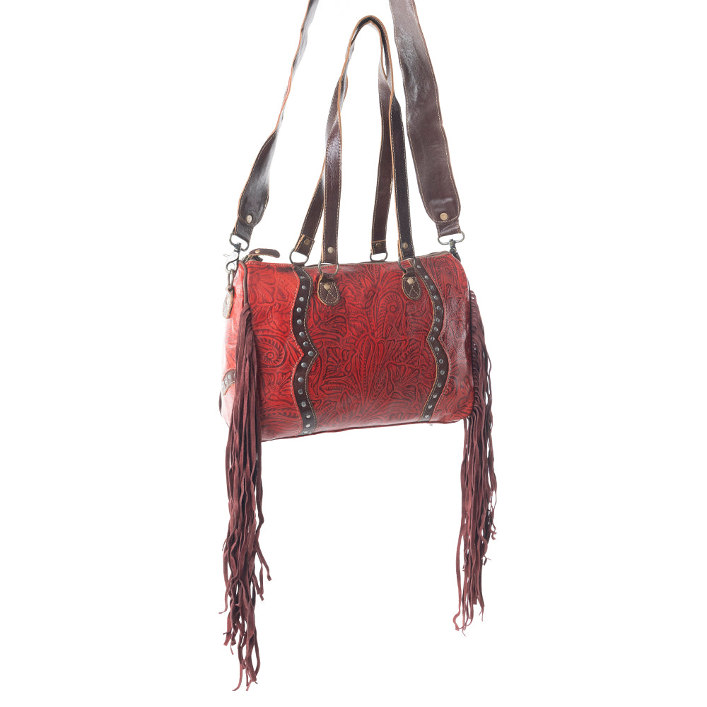 Candy Frills Leather & Hairon Bag