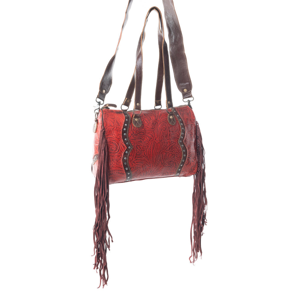 Candy Frills Leather & Hairon Bag