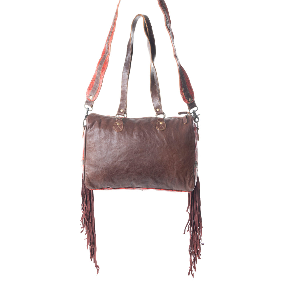 Candy Frills Leather & Hairon Bag