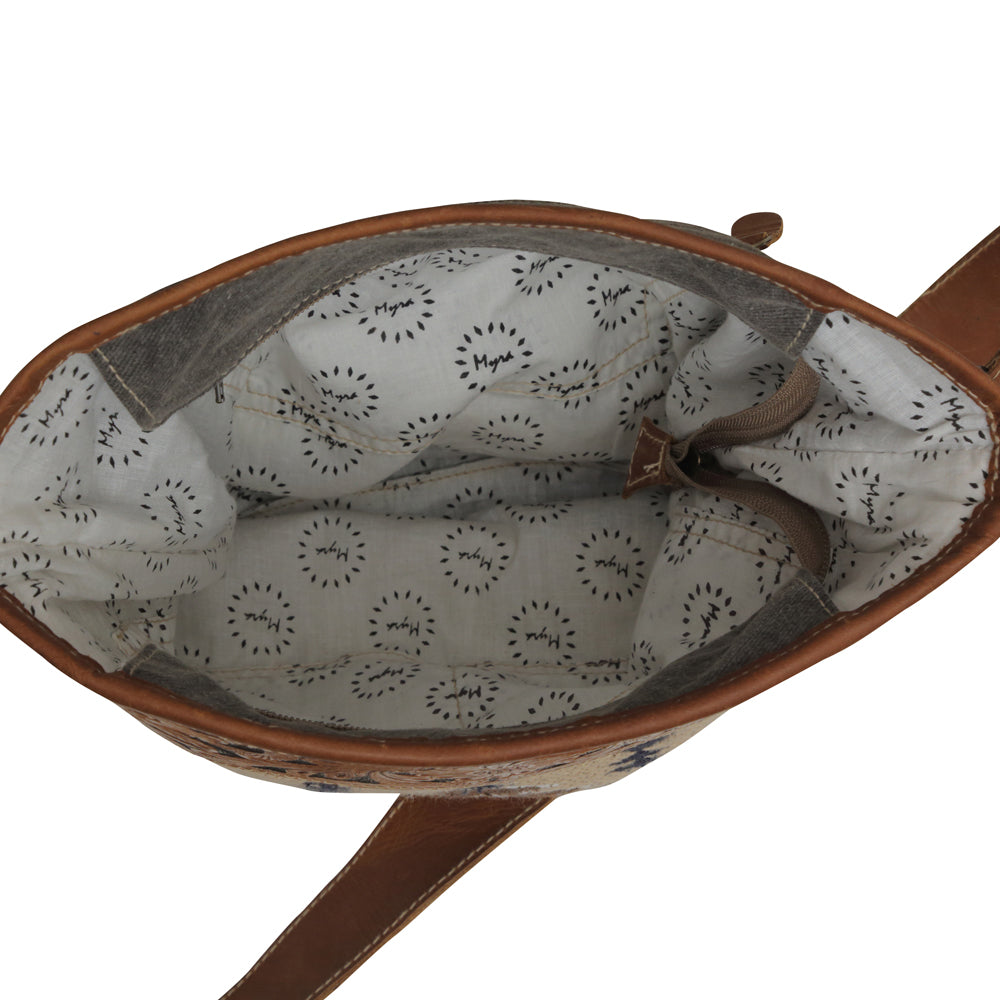 Traditional touch Hand-Tooled Bag