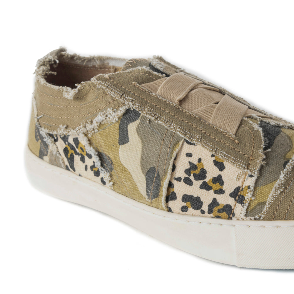 Women's comouflage and Leopard Sneaker