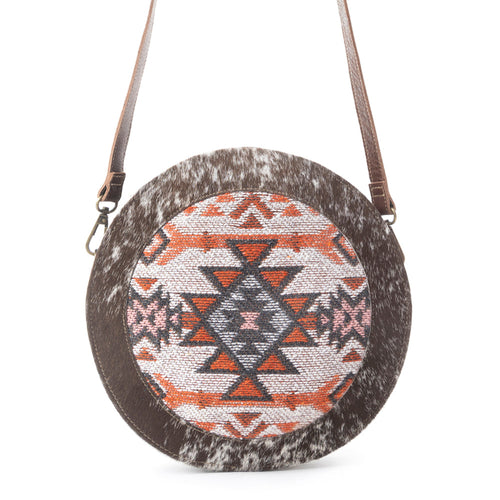 Boho Pink Round Bag