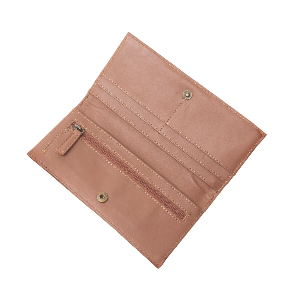 Zipper Crimson Wallet