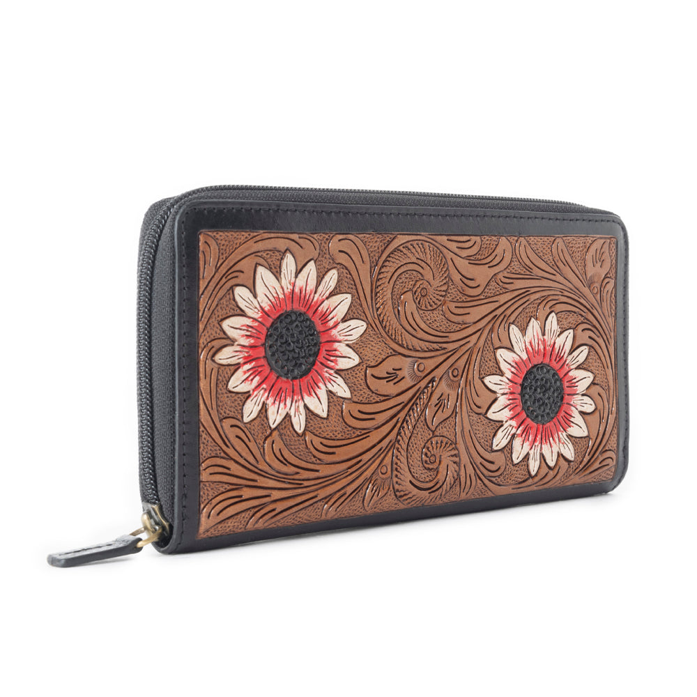 Orange Bloom Wallet